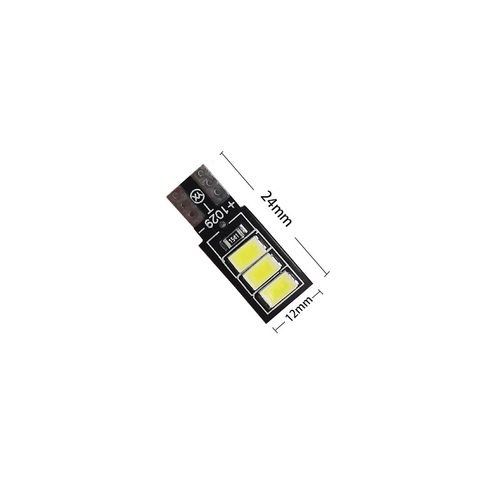 12v24V货车汽车示宽灯侧边灯车顶灯T10LEDM插泡 小灯泡夜行车灯3w