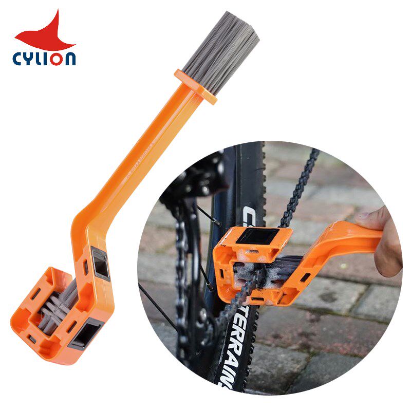 赛领鲁班刷多功能洗链器链条清洁保养工具摩托车V自行车飞轮刷子