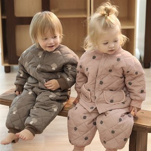 儿童棉服套装 加厚保.暖宝宝棉衣 校服神器冬季 内搭小学生棉袄冬季