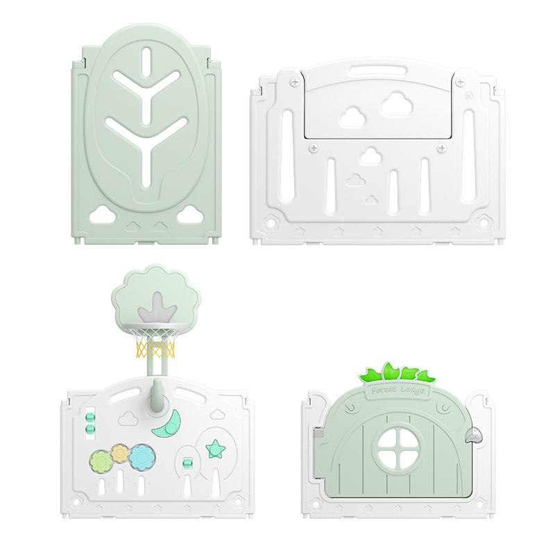 儿童游戏围栏可i折叠安全婴幼儿学步地上宝宝小片围栏门单片配件