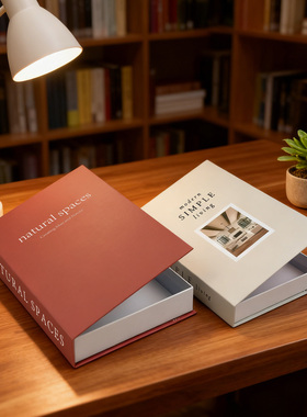 轻奢磁吸可打开收纳盒假书装饰品室内客厅高级感创意仿真书摆件