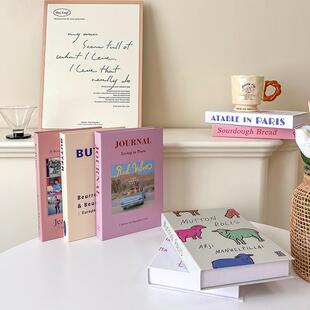 创意韩式ins风假书仿真书装饰书摆件摄影道具背景氛围感奶油装饰