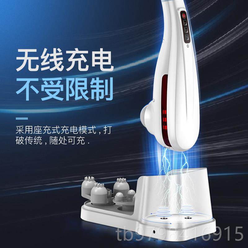正品凯摩仕式乐海豚按器锤打敲打摩无线充电手持振动枪老人按棒仪