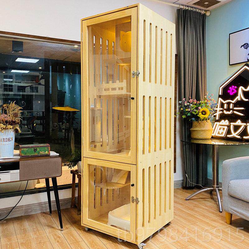 正品生态木猫别防水窝墅猫舍猫展示柜猫繁育笼猫实酒店猫床猫宠物