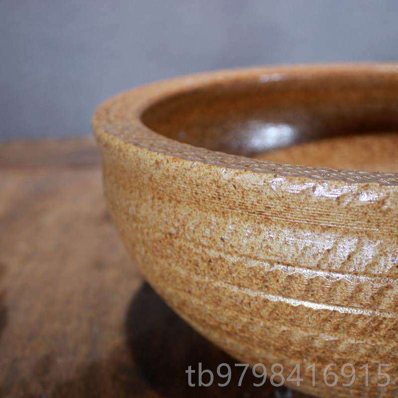 正品景德镇大陶瓷粗陶鱼缸大盆号养缸鱼花粗陶缸客厅号乌龟小金鱼