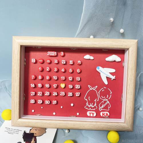 正品iy日历手工材料包送男友女生d闺侣蜜情自制周年念纪日浪漫新