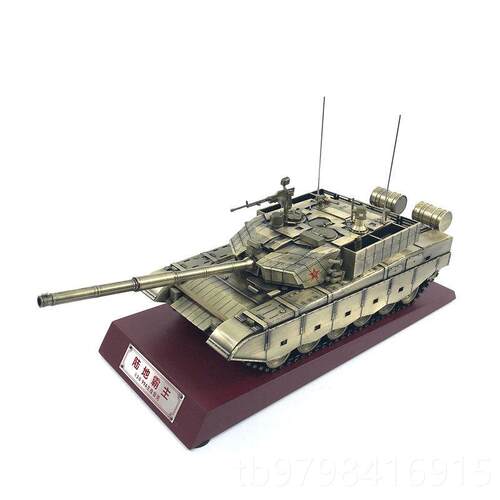 正品1:3合金999A式主战坦克国产T坦90大改军事战车彷真克模型合金