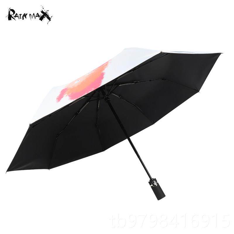 正品崎骏卡通全自动宫潮流雨伞雨女超大晴两男用潮牌遮阳伞太阳伞