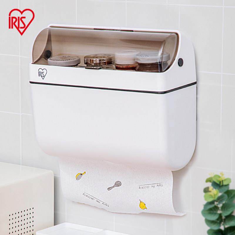 IRIS厨房纸巾盒免打孔挂壁式懒人抹布创意吊柜抽取式卫生纸收纳层,收纳整理,纸巾盒,淘宝优惠券,粉丝福利购,淘宝优惠卷