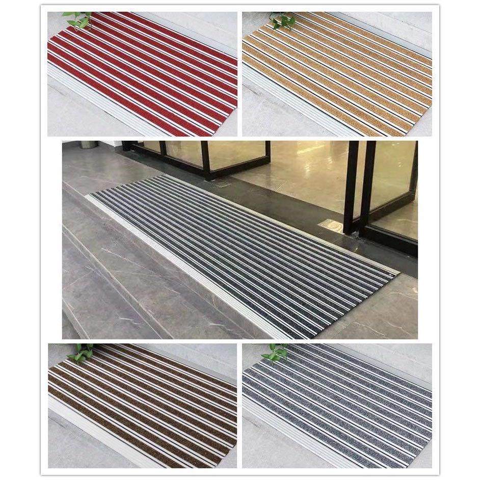 铝合金平铺式可收卷除尘地毯定制地垫酒店商场银行门口吸水耐磨垫,居家布艺,入户地垫,淘宝优惠券,粉丝福利购,淘宝优惠卷