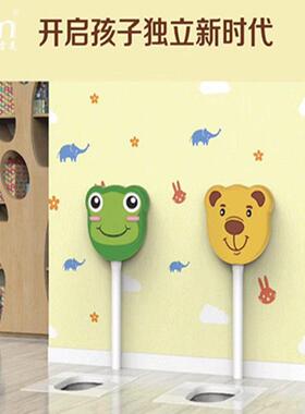 欧吉美 幼儿园儿童彩色蹲便器冲水箱小孩卡通水箱防臭蹲坑便池