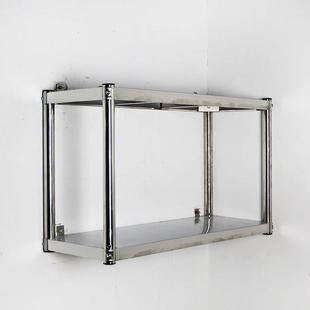 多功能不锈钢壁挂式壁柜货架厨房创意小壁冲孔组织者