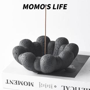 日式 摆件线香插 香插香座香薰摆件ins线香底座檀香托盘桌面中式