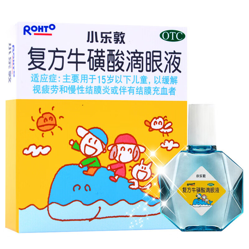 [小乐敦] 复方牛磺酸滴眼液 13ml/支儿童眼药水缓解视疲劳结膜炎