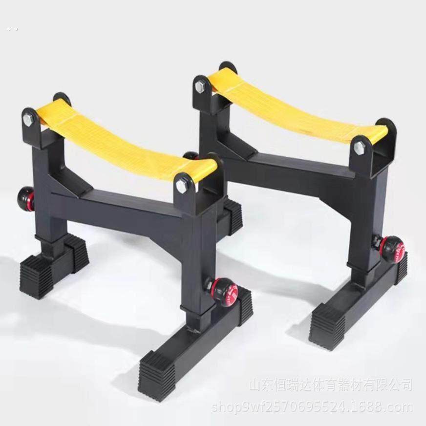 放置硬拉垫拉台家用哑铃平衡健身缓冲训练架支架器材杠铃片健身器