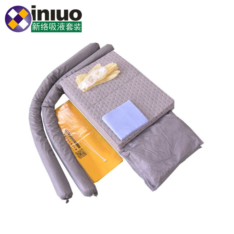 KITY58通用吸液组合套装 58升水溶剂多用途泄漏清洁应急处理桶