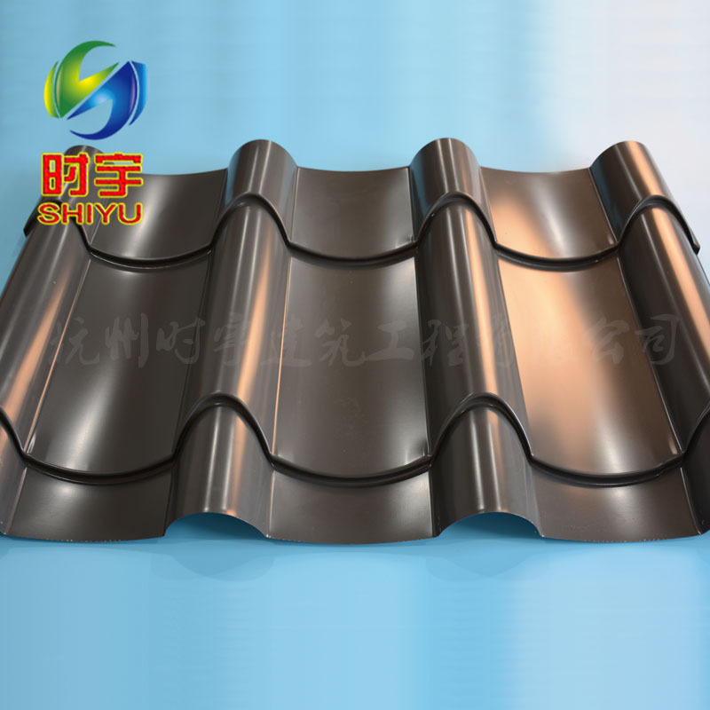 公用建筑765型金属屋面瓦 厂家直销0.5mm彩钢屋脊瓦 仿古琉璃瓦,标准件/零部件/工业耗材,其他管件,淘宝优惠券,粉丝福利购,淘宝优惠卷