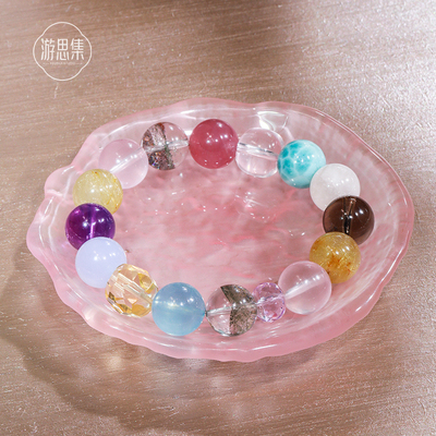 游思集天然多宝水晶手串女大满贯