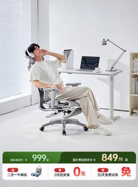 TotGuard人体工学椅电脑椅家用办公座椅电竞椅久坐学习书桌椅子E1