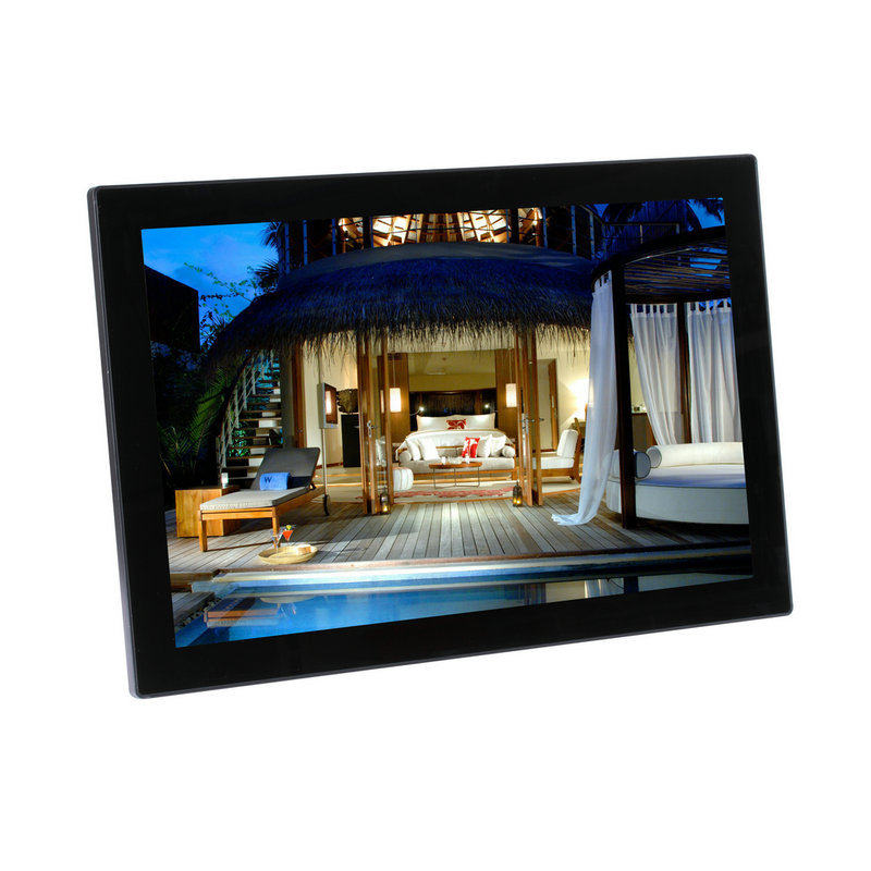 17.1寸高清数码相框 多媒体广告机 多功能数码相框 可选人体感应