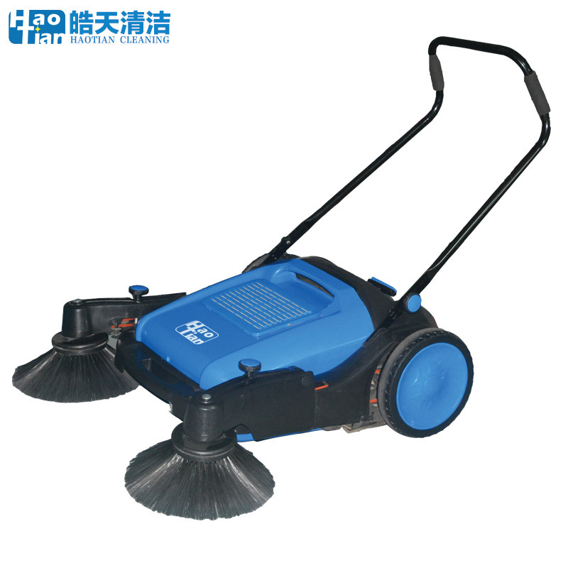 皓天无动力扫地机工厂车间手推式自动扫地机扫地车仓库马路清扫机