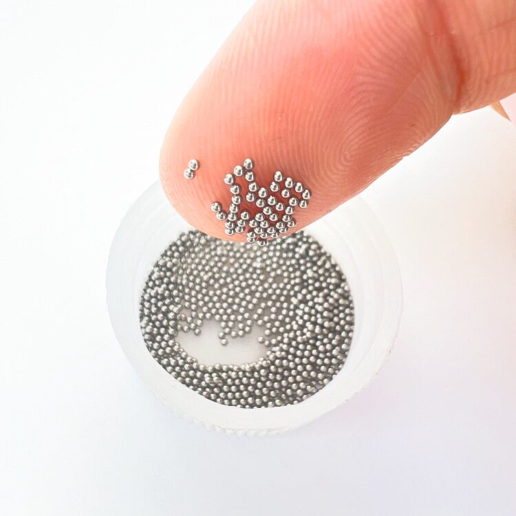 实心微型铁珠子0.35mm-1.5mm研磨小铁球现货现发