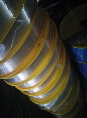 蓝色pu卷管 优质聚氨酯透明气管 红色弹簧小管 现货供应