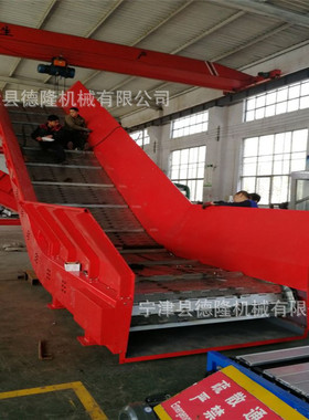 不锈钢输送链板大滚珠链板输送带红色重型链板生产线