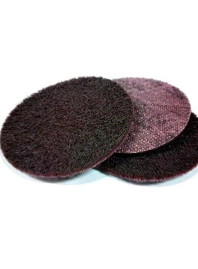 07451 红色亚麻尼龙片4寸 7451扭矩砂碟片MED