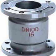 不锈钢304H42W-16P法兰立式止回阀 竖直垂直安装专用单向阀逆止阀