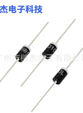 直插SR10100L 低压降SB10100L DO-27封装低VF值肖特基二极10A100V