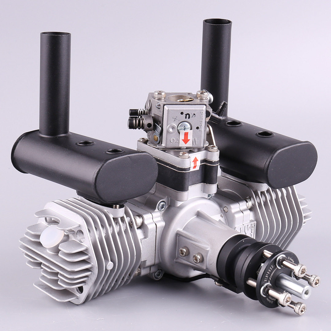 EPHIL X-76cc-T 航模模型汽油发动机对置双缸二冲程固定翼引擎