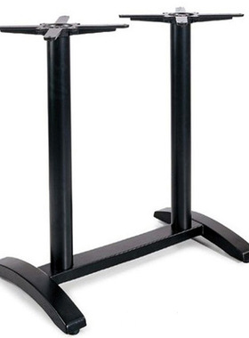 厂家直供黑色双管铸铁餐桌脚【SP-MTL192】创意工字桌腿 金属支架