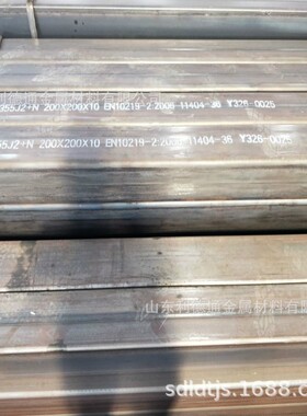 S355JOH欧标方管直角方矩管尖角扁管直角无缝矩形管规格齐全