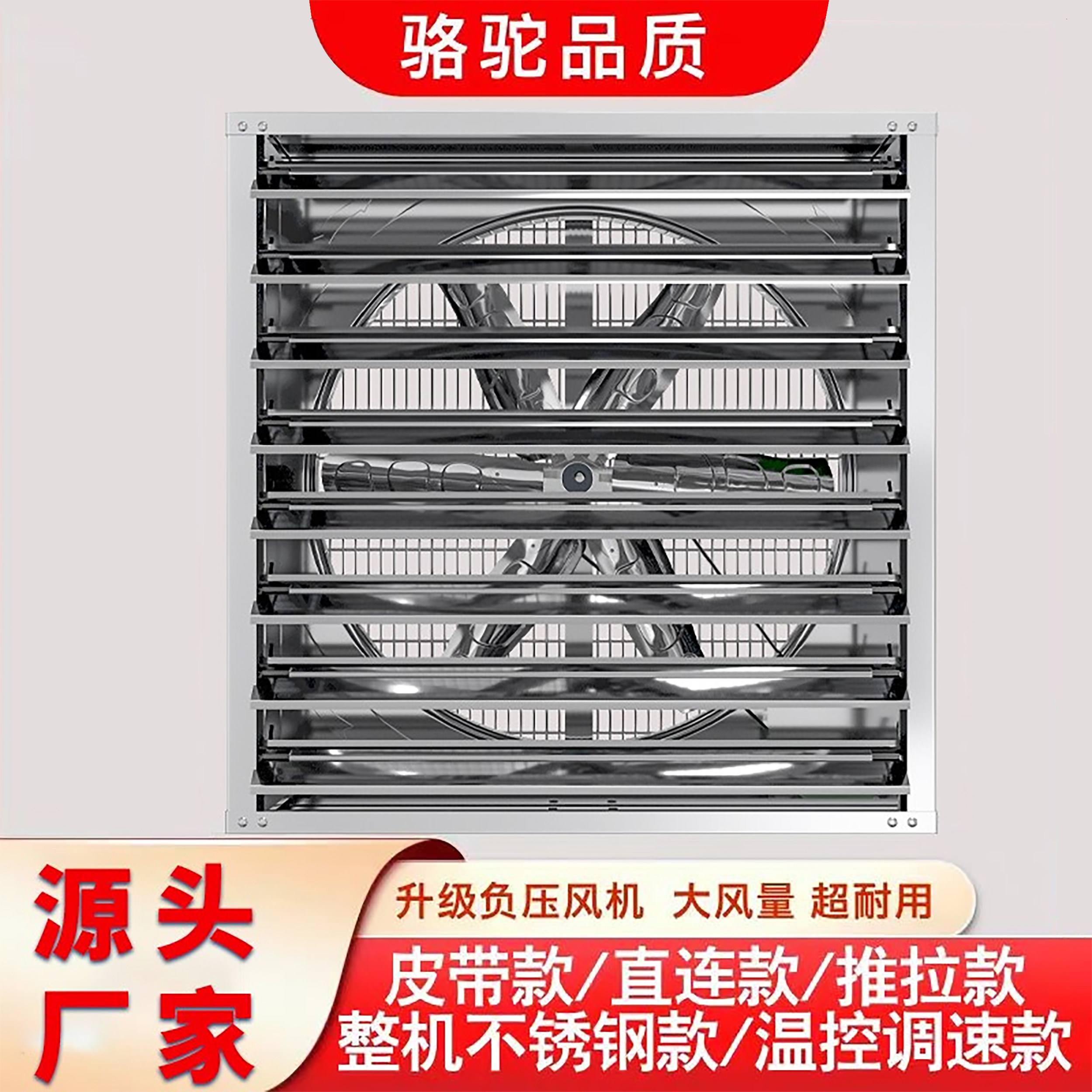 骆驼负压风机工业强力排风扇大功率排气扇大吸力抽风机厂房换气扇
