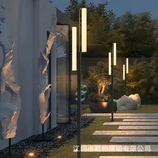 户外庭院灯防水草坪灯小区花园广场2米3米景观路灯led灯柱高杆灯