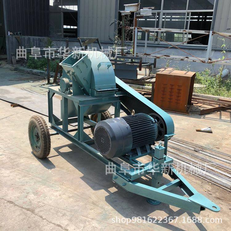 广西树干圆木粉碎机大型竹子粉碎机园林树枝粉碎机现货销售