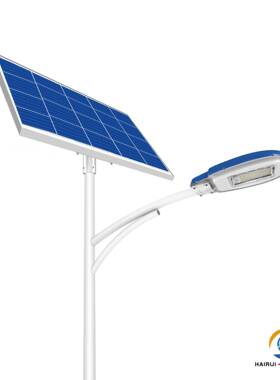 厂家新农村建设工程蓝晶太阳能路灯市政道路照明6米l8米led灯