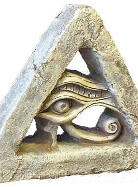 高档澳祝洛公瑞斯古埃及纪念品荷鲁斯之眼办室福酒吧创意装摆饰件