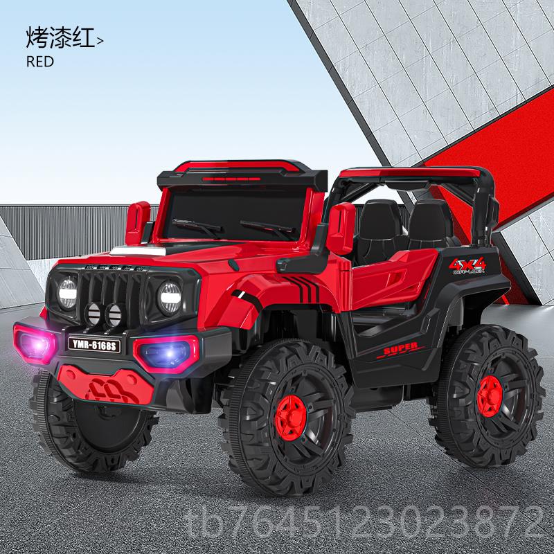 高档儿童电动车四轮带宝遥控宝人汽车男女小孩玩具车坐四驱越可野