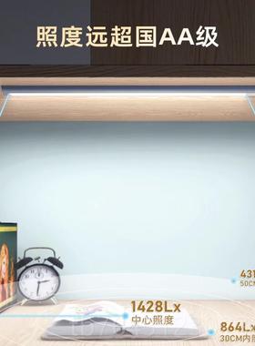 高档国aa级Ra89全光谱书护眼灯台灯灯学习专用书桌灯桌吸顶护眼长