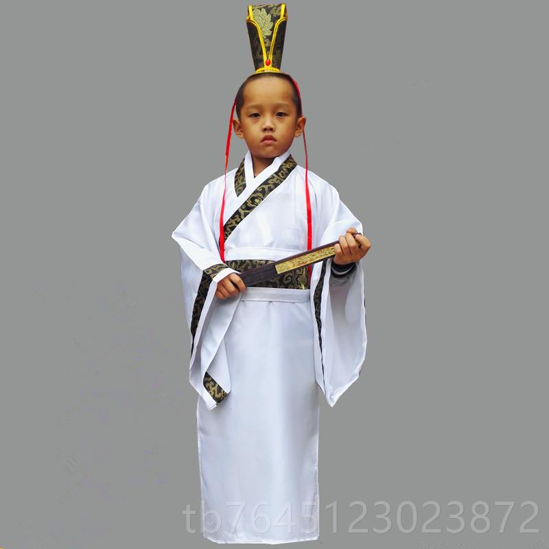 高档儿蔺童古装汉服将相和相如廉颇演出服饰演影视剧表完璧归赵服