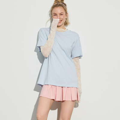 Willowind新款美国PIMA匹马棉女子短袖瑜伽服T恤运动服健身服宽松