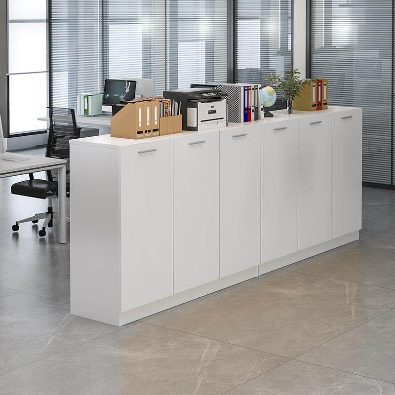 办公室文件柜资料柜带锁小型储物柜会议室茶水柜档案隔断矮柜边柜