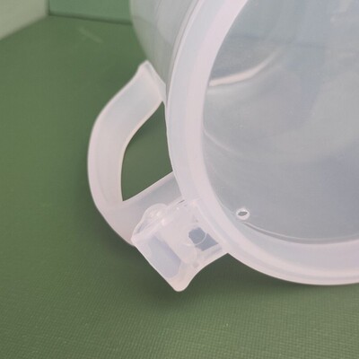 带刻度牛奶杯微波炉加热早餐杯塑料有手柄奶杯大号有盖冲奶粉水杯