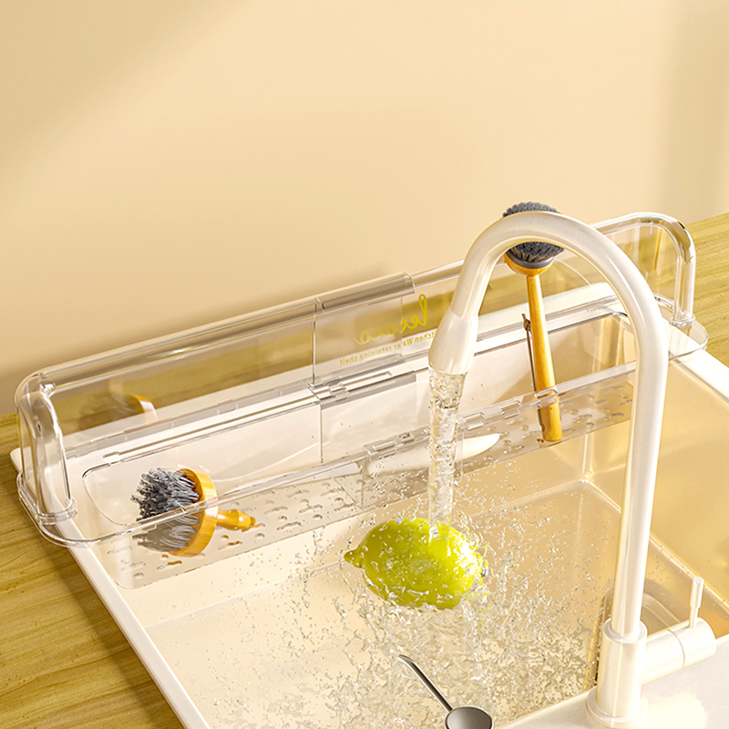 厨房洗水池洗碗池水槽边缘洗手盆台面挡挡板防溅水隔板防水挡板条