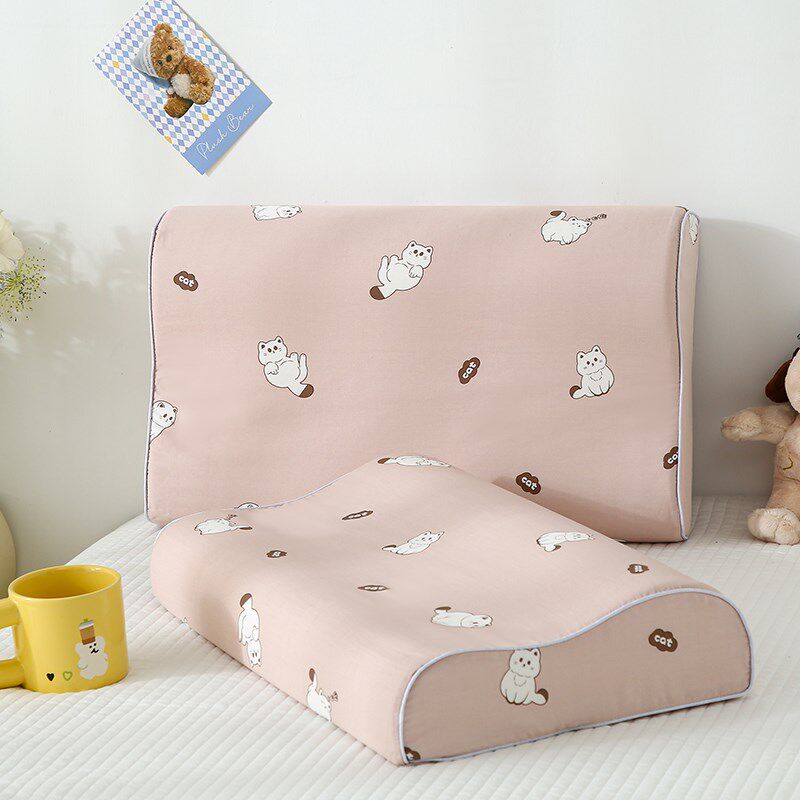 A类天丝棉儿童乳胶枕枕套专用单只装 高低枕头套枕皮30*50+7/9