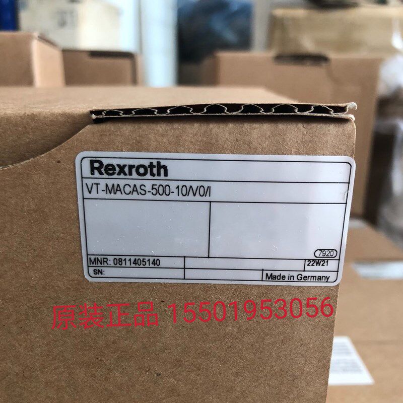 德国力士乐比例阀原装现货 0811405140 VT-MACAS-500-10/V0/1