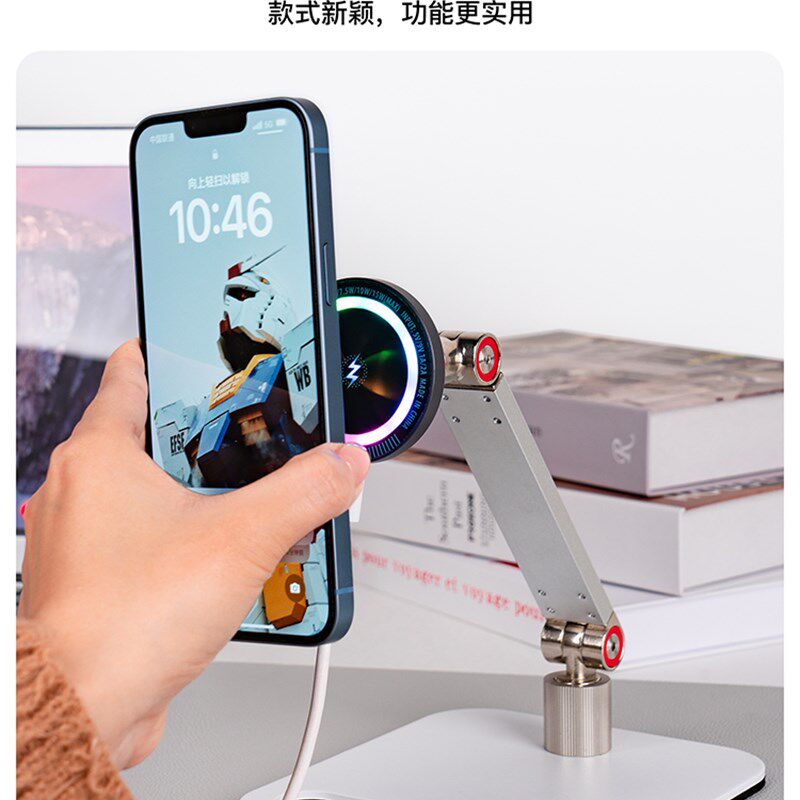 eisscce适用车载磁吸头手机15W无线充电磁吸支架magsafe出风口器