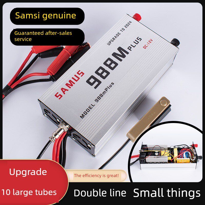 Sams 988m变频器机头12V进口大管大功率高频数字升压电池转换器